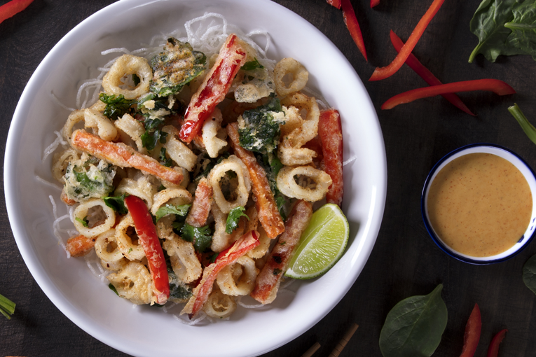 Tempura Calamari & Vegetables - P. F. Chang's