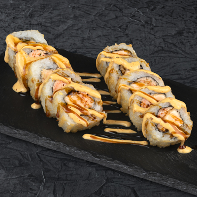 salmon tempura maki